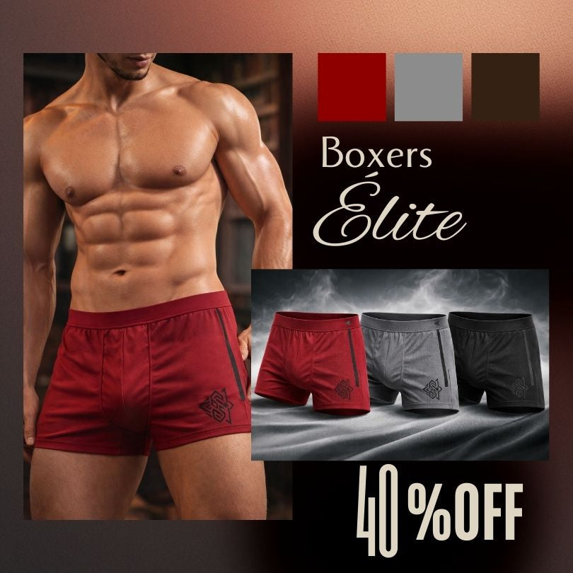 BOXERS ELITE – Aprovechá 40% de Descuento en Packs Premium y Sentí el Confort de Nivel Superior