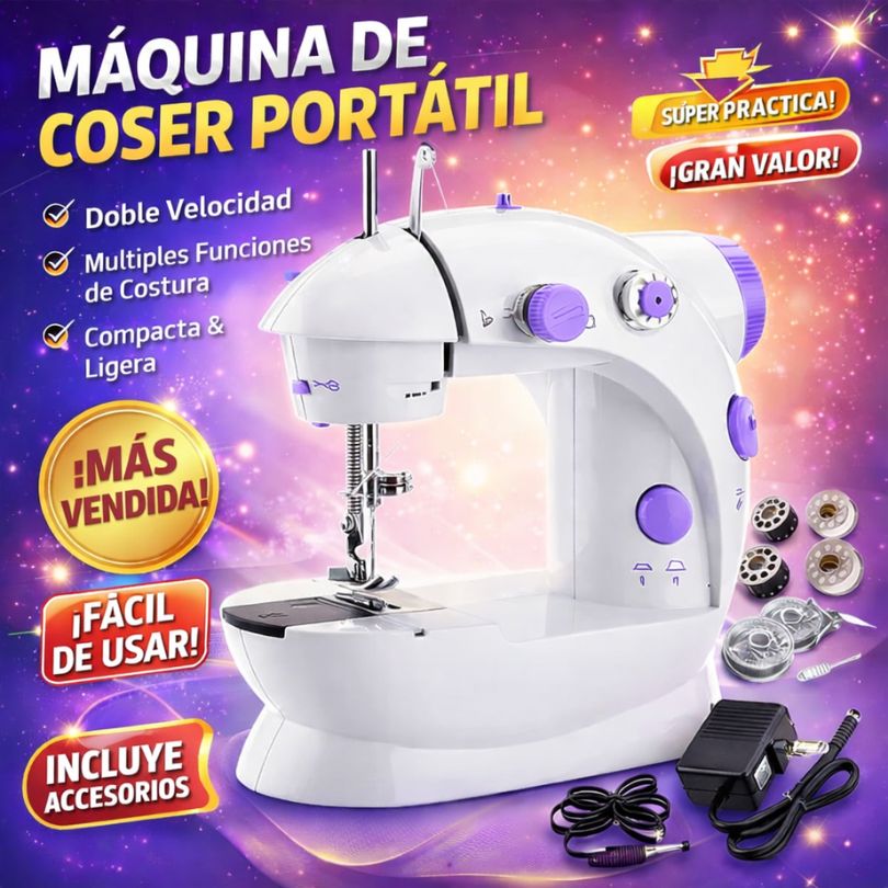 Cose Fácil, Rápido y Desde Casa con la Máquina Más Práctica del Mercado